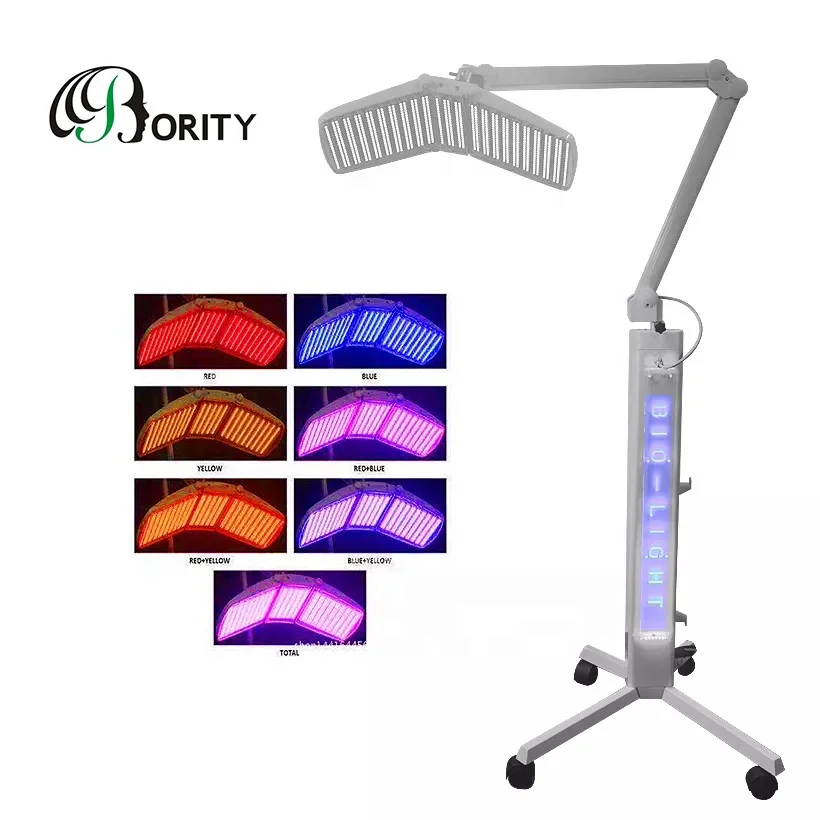 

Other Beauty 7 Colors Led Photon Phototherapy Blue Red PDT Light Therapy Facial Machine 2022 For Face