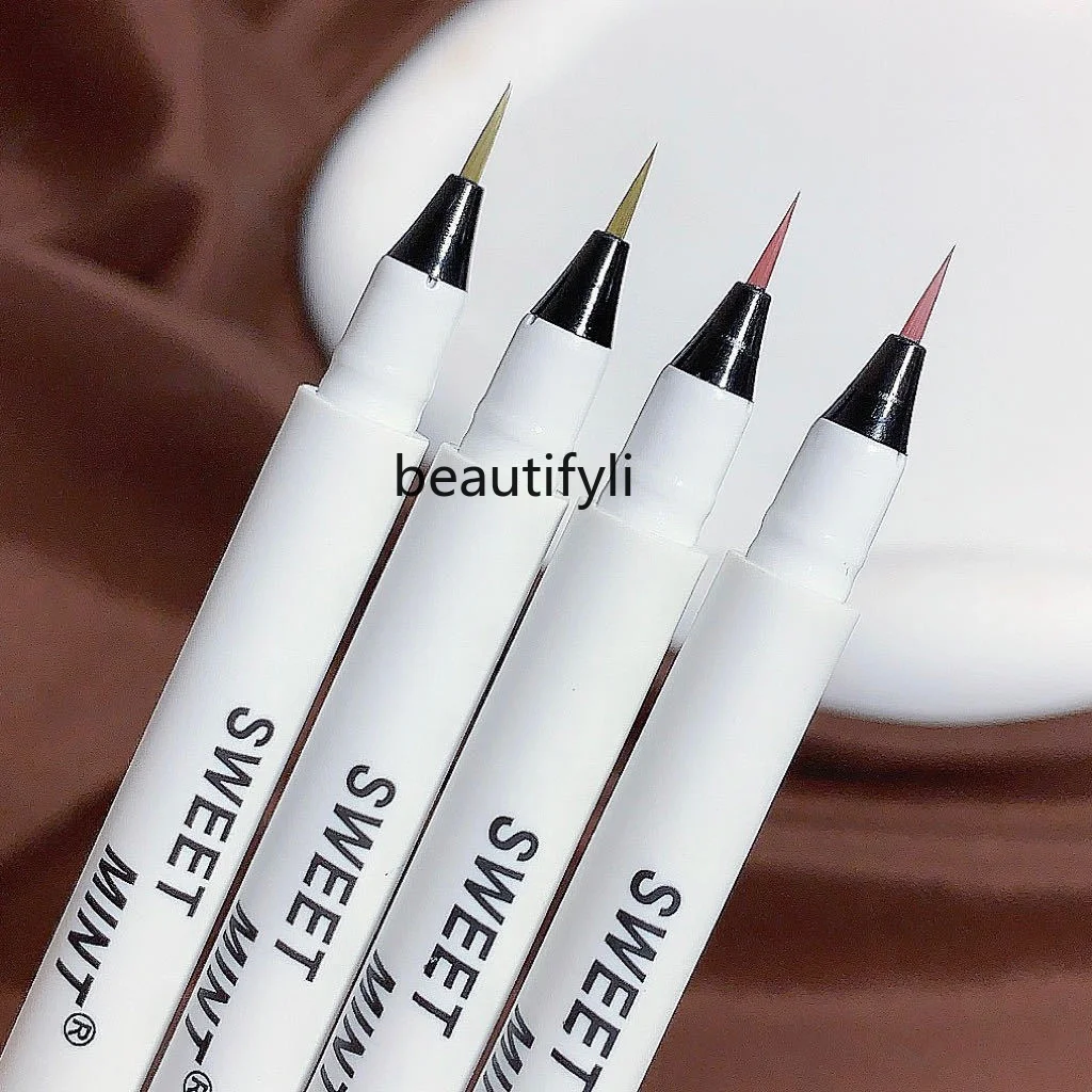 

zq White Rod Double-Headed Brightening Lying Silkworm Pen Lying Silkworm Outline Pen Shadow Pen Matte Natural Eyelid down