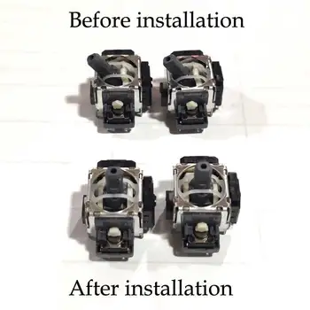 YuXi 2pcs 3D Analog Joystick Grip stick repair parts Sensor Module Potentiometer For Sony PS5 PS4 Pro Controller Gamepad 2