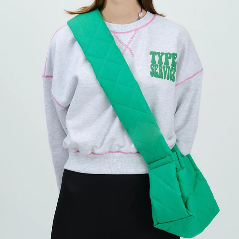 

Дизайнерская сумка на плечо с широким ремешком, модная Женская Стеганая Сумка через плечо с подкладкой, дамская сумочка-тоут, 2022