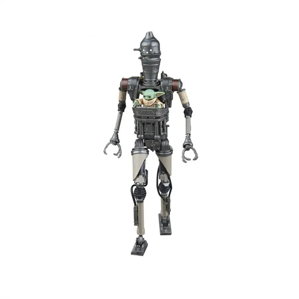 Оригинальная 6-дюймовая фигурка Hasbro Star Wars The Black Series Deluxe Ig-12 &amp Grogu G0074 с
