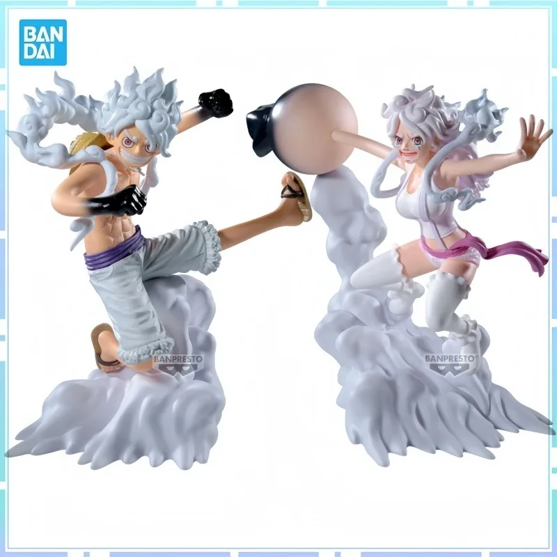 Фото Оригинальная коллекционная фигурка Bandai Banpresto Senkou Zekkei One Piece Jewelry Bonney Monkey D. Luffy из ПВХ, модель аниме-персонажа, игрушка, подарок №1