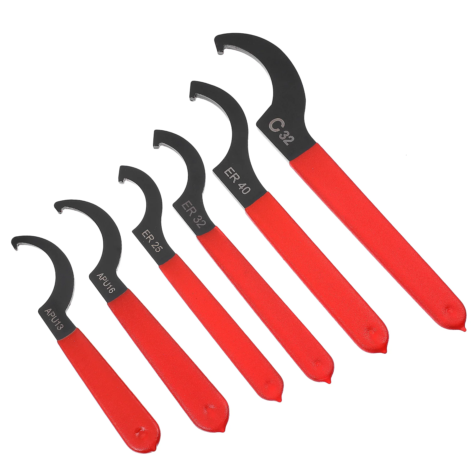 

6pcs C-shaped Spanner Tool Multipurpose Type Wrench Premium Industry Wrench
