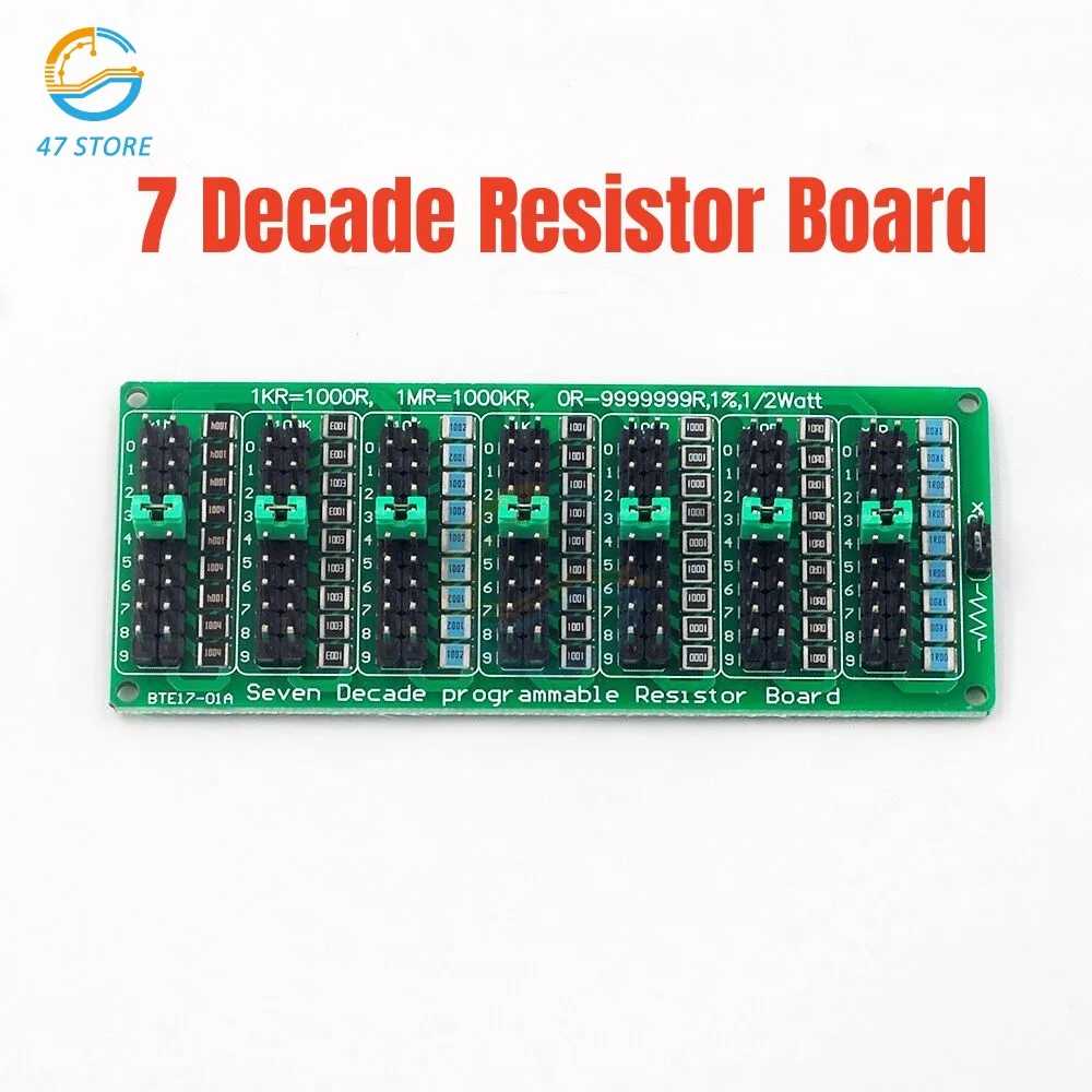 

Программируемый модуль сопротивления SMD, 7/8 девятнадцать дней, 0,1 R-99999.9r 1/2-99999mr (0-10 мс), точность шага R Вт