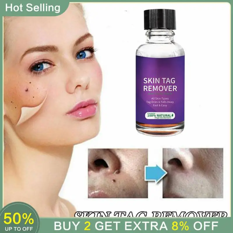 

10/20/30/50ml Mole & Skin Tag Removal Solution Painless Mole Face Wart Tag Removal Skin Dark Spot Removal Body Care Sets & Kits