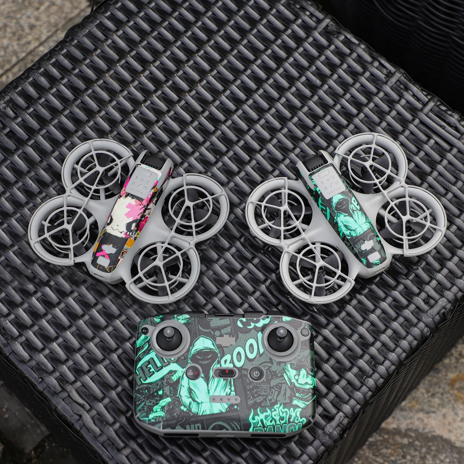 Sunnylife подходит для наклеек DJI NEO ПВХ корпус пульт дистанционного управления