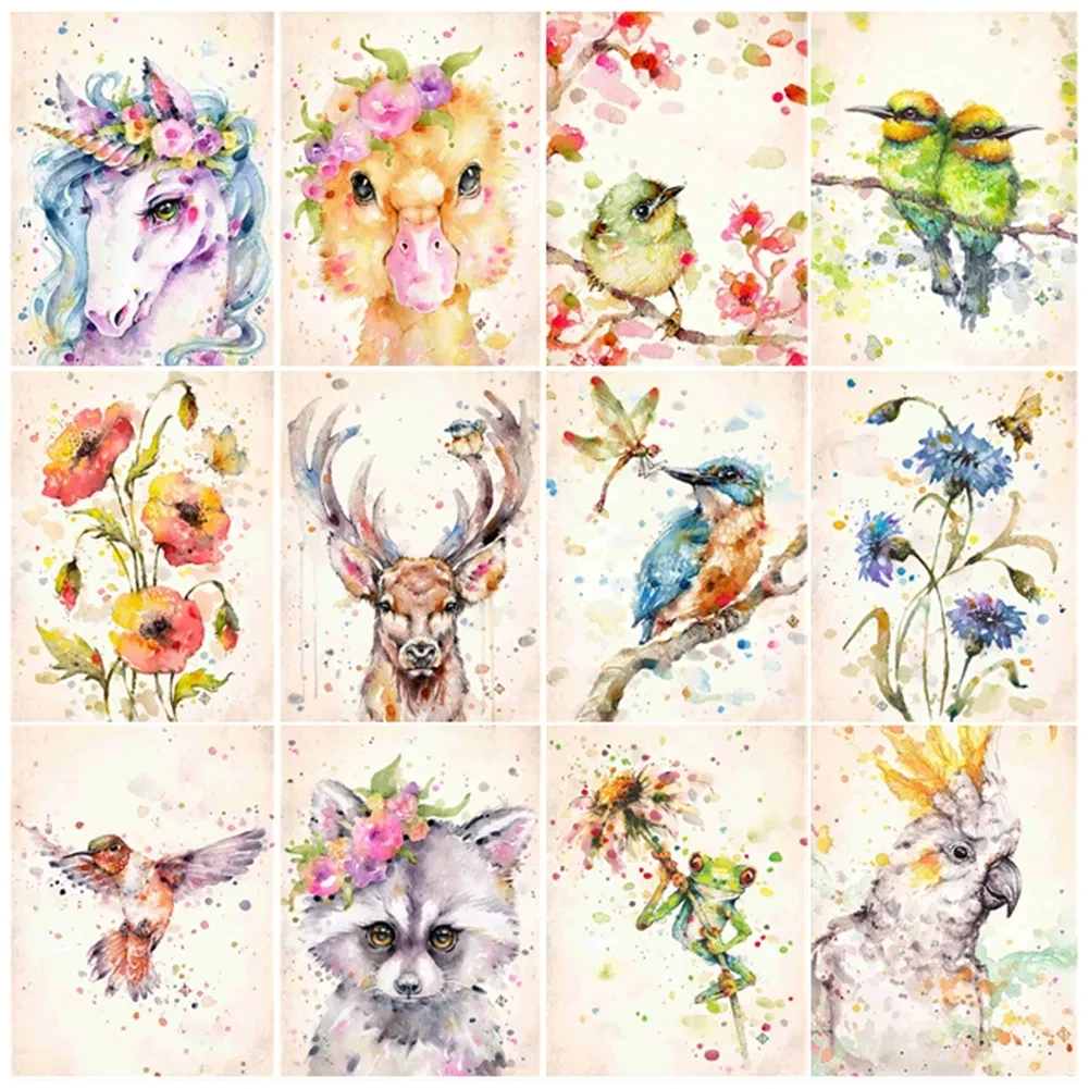 

Алмазная 5D картина «сделай сам», картина с цветами, животными, птицами, оленями, наборы для вышивки крестиком, полная вышивка, мозаика стразы, картины, домашний декор