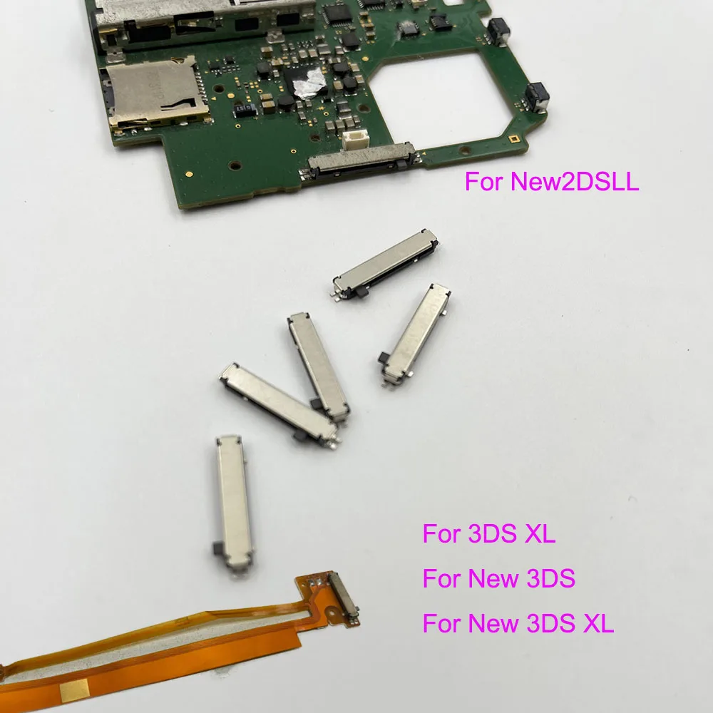 10 штук 3D Слайдер Кнопка Микро Громкость Переключатель для Nintendo New 3DS / XL LL 3DSXL New3DS Динамик Лента Кабеля на.