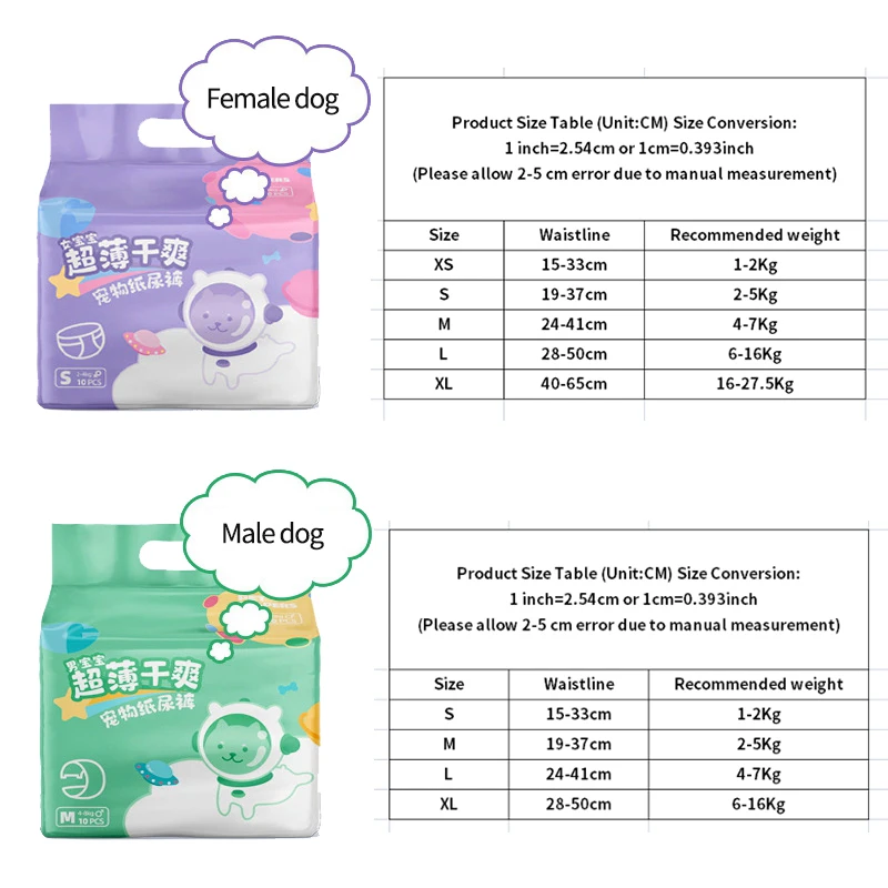 Dog Diapers Female Disposable Pet Diapers Female Dog Physiological Pants Puppy Diaper Panties for Dogs Panpers De Perros images - 6