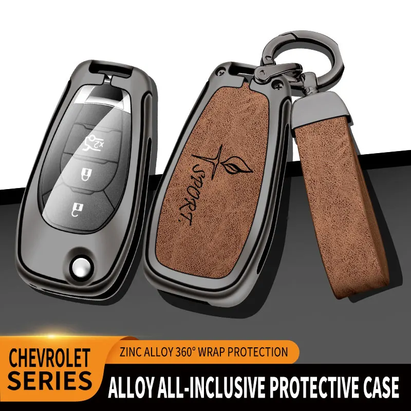 

Zinc Alloy Car Key Case For Chevrolet Cruze cross Aveo Malibu Onix Cobalt Captiva Special Key Cover Car Keychain Car Accessories