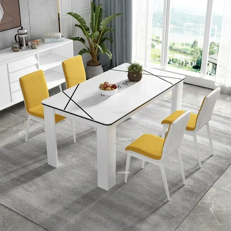 Мебель для столовой обеденные столы с скандинавской краской кухонный обеденный