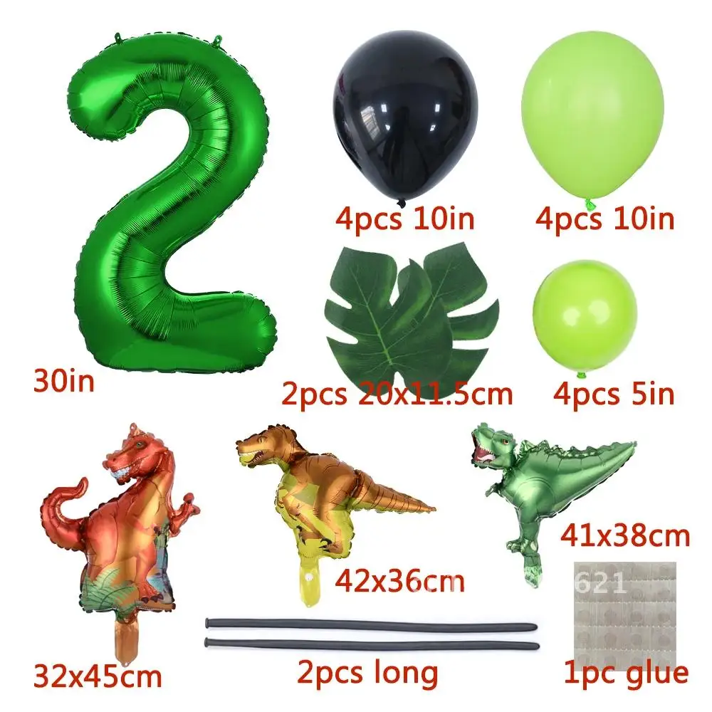 21 шт./компл. воздушные шары для вечеринки в стиле тропических джунглей