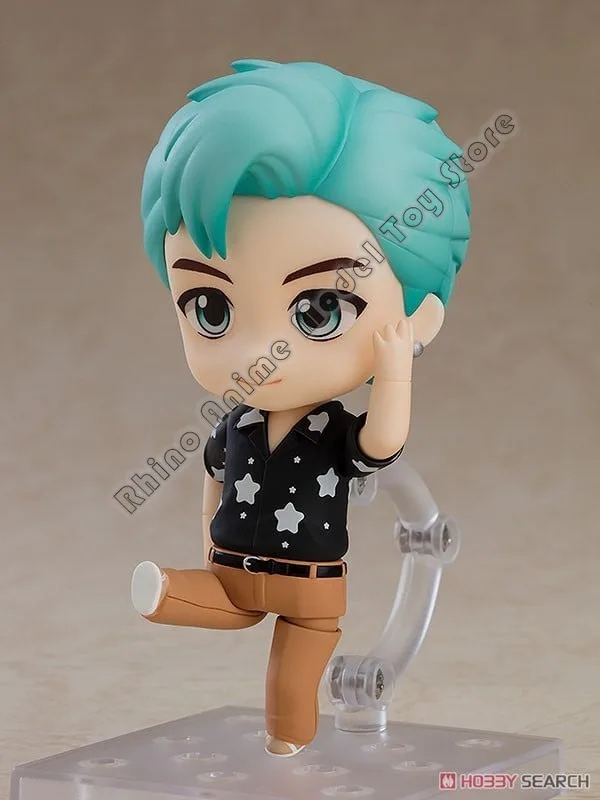 Фото В наличии Оригинальный GSC Nendoroib # 1801 TinyTAN RM Фигурка, 10 см Аниме Коллекционная игрушечная статуя из Японии, подарок и украшение №5