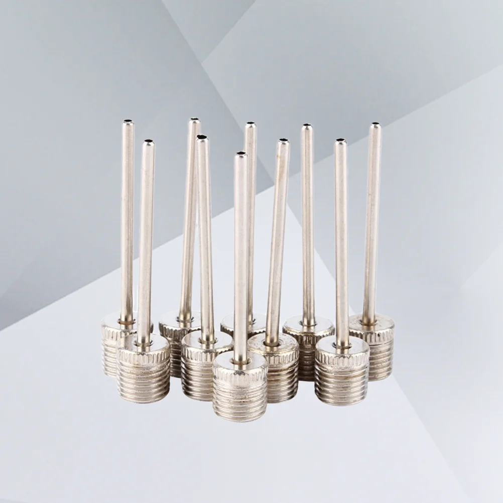 

12pcs Air Inflation Needle Inflating Needles for Balls Basketball Football Soccor Inflating Pump Needle Adaptor (Silver)