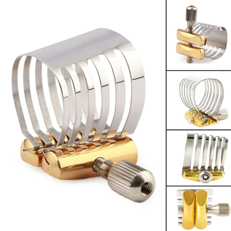 

Одновинтовой регулируемый зажим для лигатуры мундштука из нержавеющей стали для альт-саксофона