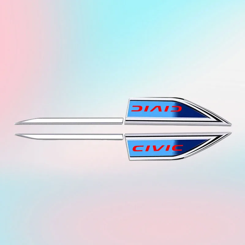 Фото Для Honda Mugen Power TYPE R Civic 10-го, 9-го, 8-го, 7-го поколений (2006-2010) Защитная наклейка на кузов автомобиля, боковой спойлер, эмблема. №5