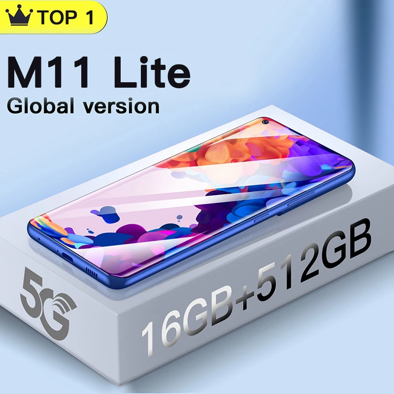 

Смартфон M11 Lite, 7,2 дюйма, 5000 мАч, 16 + 32 МП, 12 + 512 ГБ