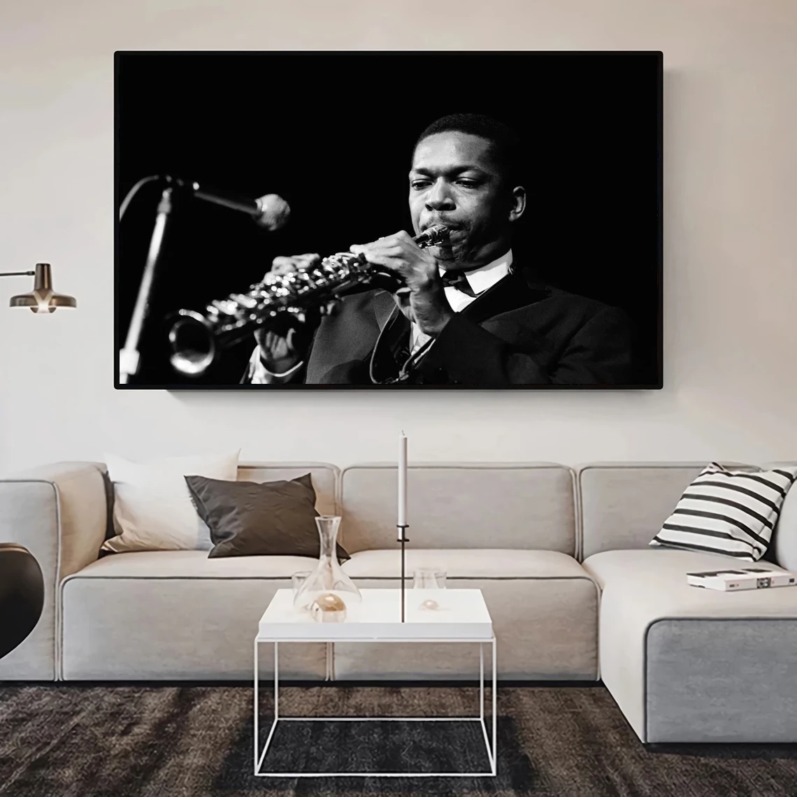 

John Coltrane Jazz Music Poster Star Poster Canvas Art Print Home Decoration Wall Painting ( No Frame )