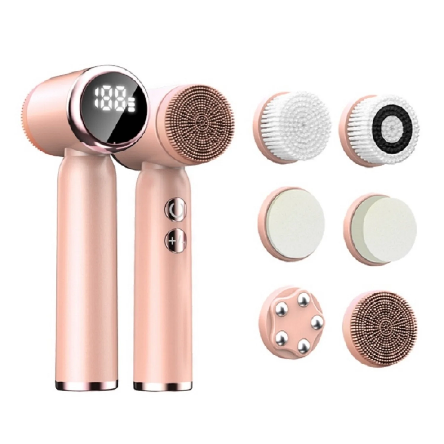 

Low MOQ Customization OEM Home Use Face Cleaner Waterproof Electric Silicone Facial Cleansing Brush