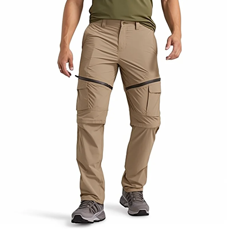 

Men's Cargo Pants for Hiking Outdoor Removable Calf Leg