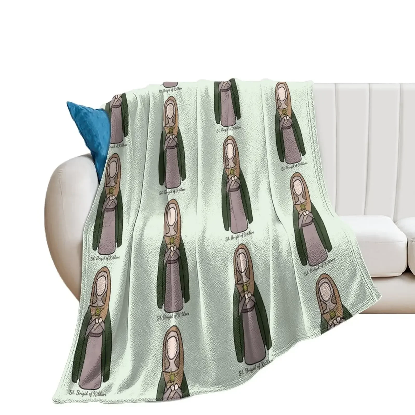 Одеяло St. Brigid of kilосе большие полярные Рождественские декоративные одеяла для