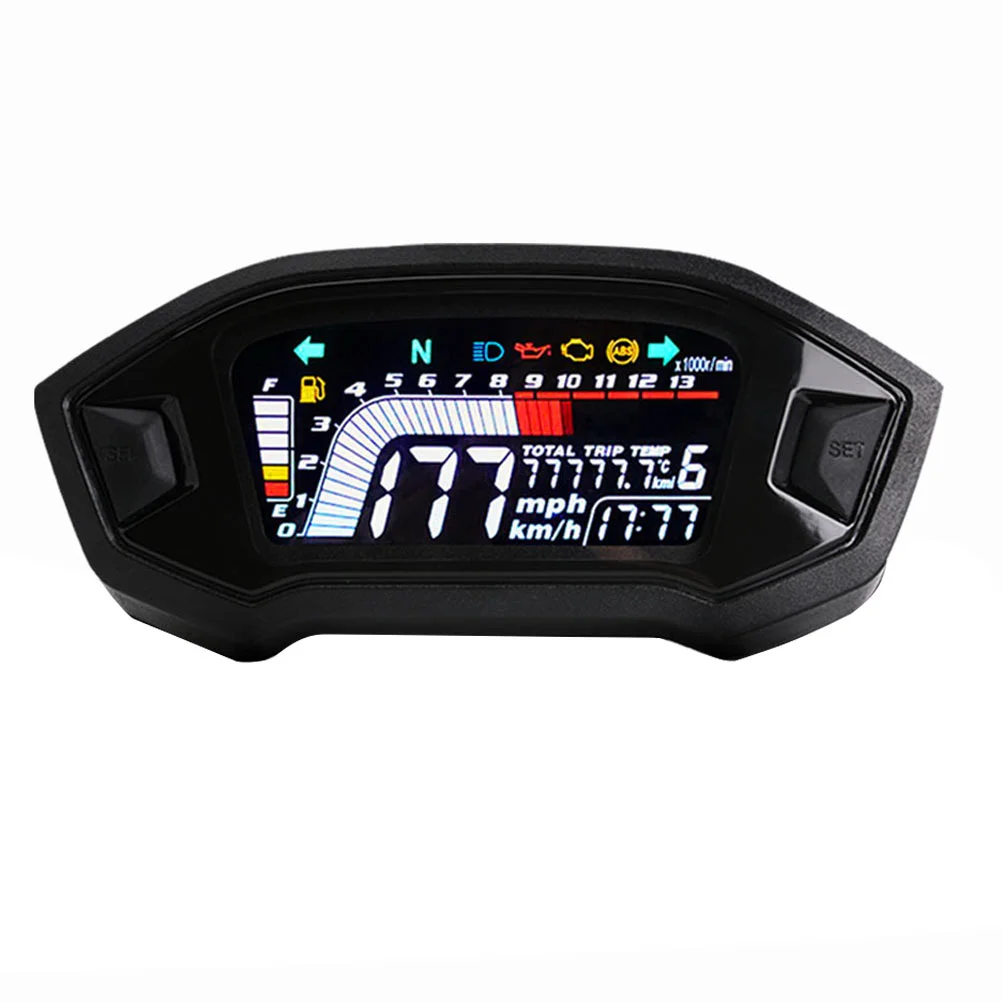 

Meter Digital Speedometer LCD Speedometer Gauge LED Display Liquid Crystal Abs Motorcycle