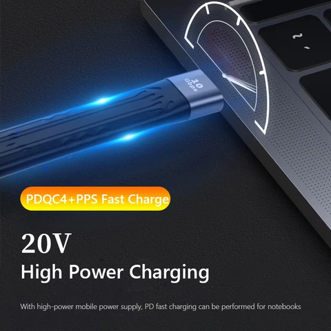 USB штекер/гнездо для кабеля типа C короткий гибкий шнур зарядного устройства Android