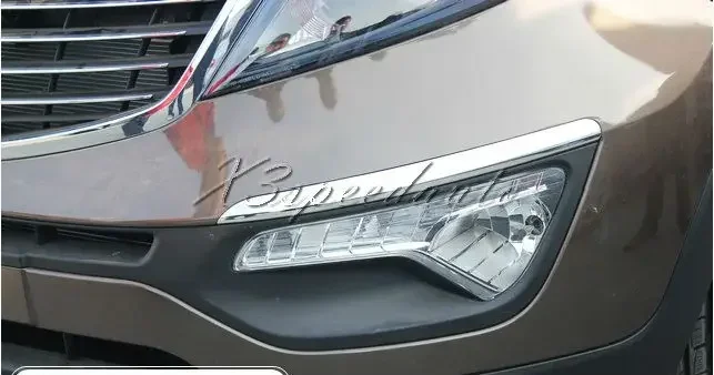 Хромированный чехол для переднего противотуманного века из АБС-пластика kia 2011-2015