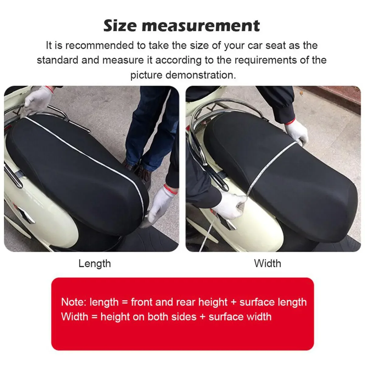 Универсальный мягкий чехол на сиденье мотоцикла водонепроницаемый пылезащитный