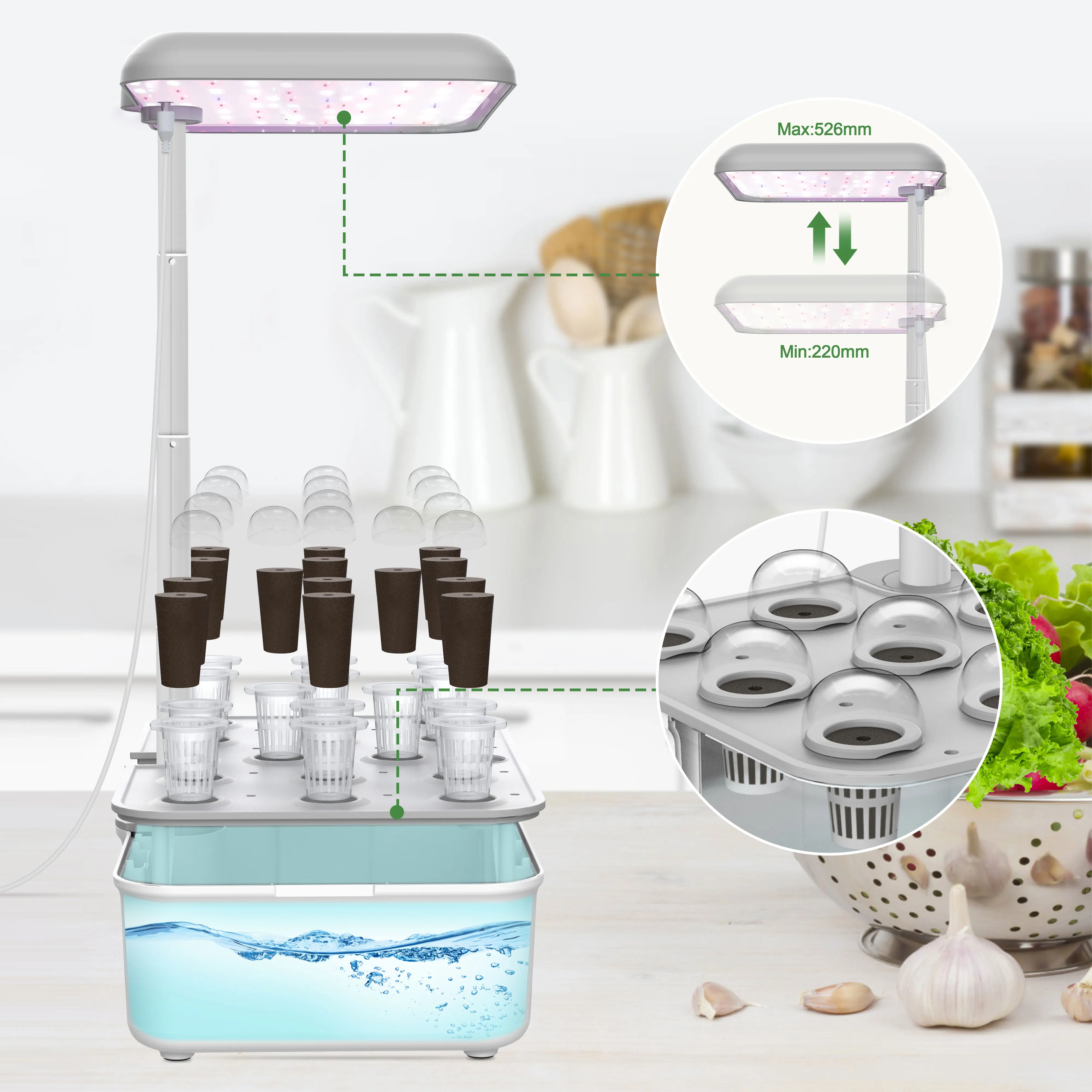 Интеллектуальная система оксигенации и водного цикла полный спектр