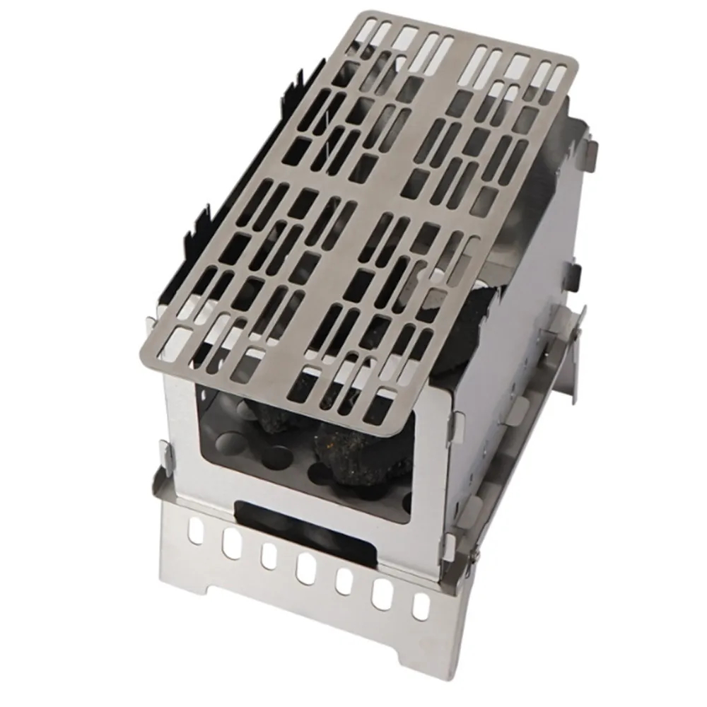 

Outdoor Camping Stove Titanium Grill Plate Titanium Grill Net Charcoal Barbecue Plate For BBQ