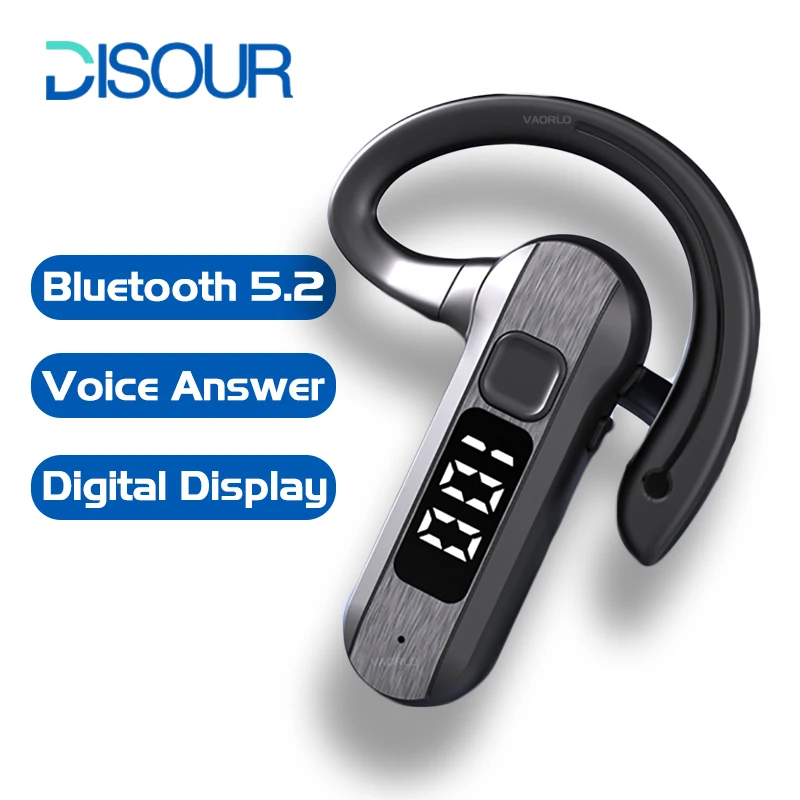 

Беспроводные наушники DISOUR с поддержкой Bluetooth 5,2 и микрофоном