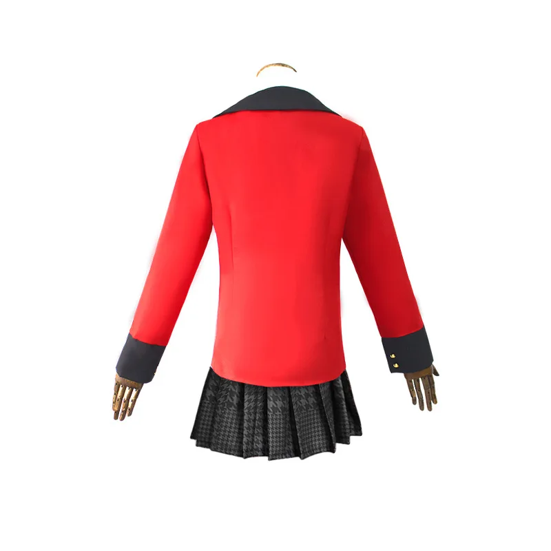 Косплей Костюм Аниме Kakegurui Jabami Yumeko косплей костюм на Хэллоуин Sayaka компульсивный