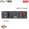 B650 Motherboard AM5 Gigabyte B650M AORUS ELITE AX Double Channel AM5 slot Mainboard MAX-128GB Memory DDR5 Wi-Fi 6E PCIe 4.0 new 6