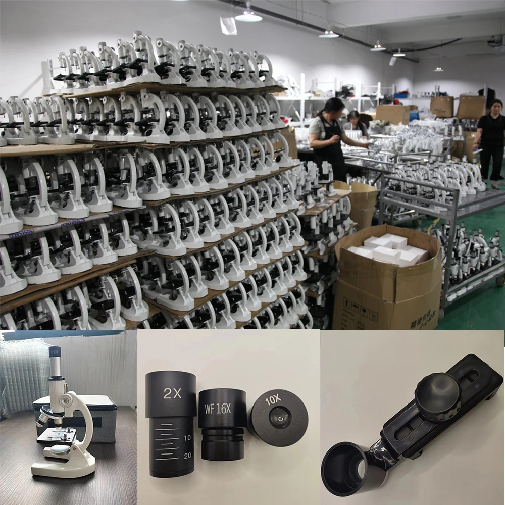 Оптический монокулярный биологический микроскоп 40X-4000X HD для фотографии средней