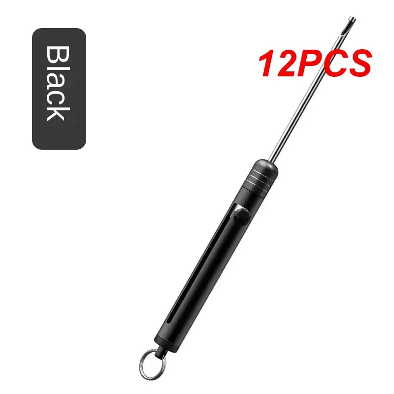 

Выдвижной рыболовный съемник, 12 шт., устройство для удаления крючков, портативный инструмент для рыбалки