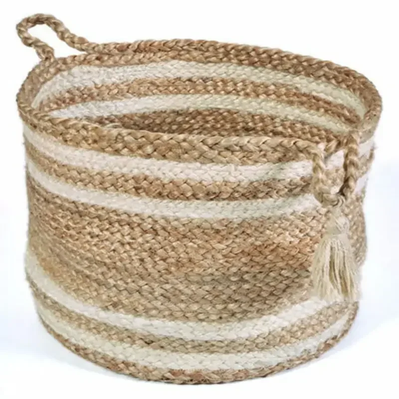 

Jute 17 Cute storage Rattan furniture Foldable basket Woven basket Wicker basket Rattan tray Fruit hammock Rope basket Organizad