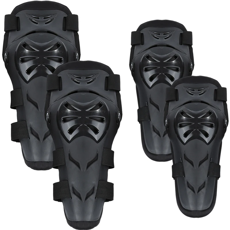 

4Pcs/Set Motorcycle Cycling Racing Skating Elbow Knee Shin Armor Guard Protector Motocross Sport Gear Pad Body Guards Protective