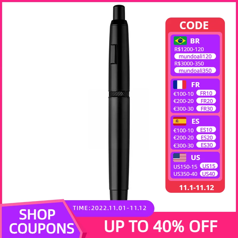 

Ручка перьевая MAJOHN A1, выдвижная, 0,4 мм, с матовыми чернилами