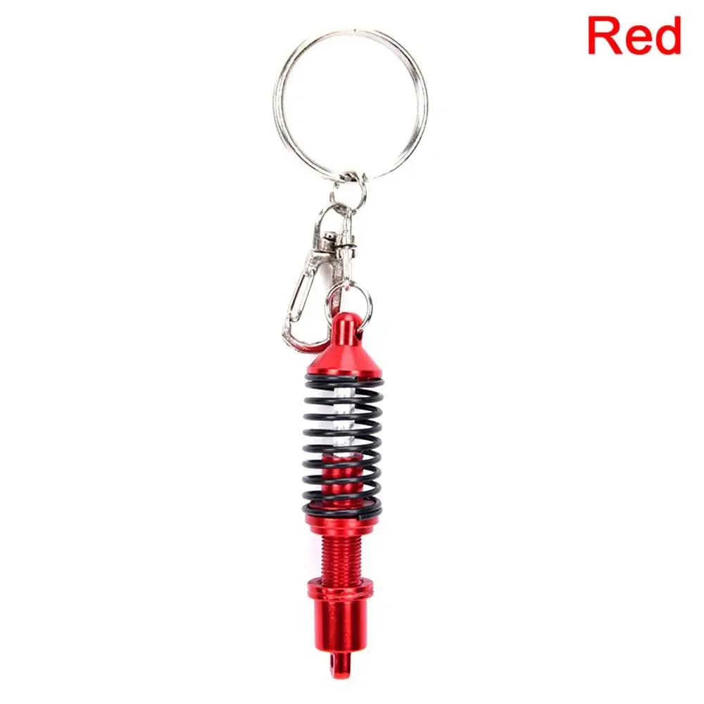 

1 шт. Регулируемый пружинный брелок для автомобильной детали амортизатор брелок из сплава брелок пружинный амортизатор подарок