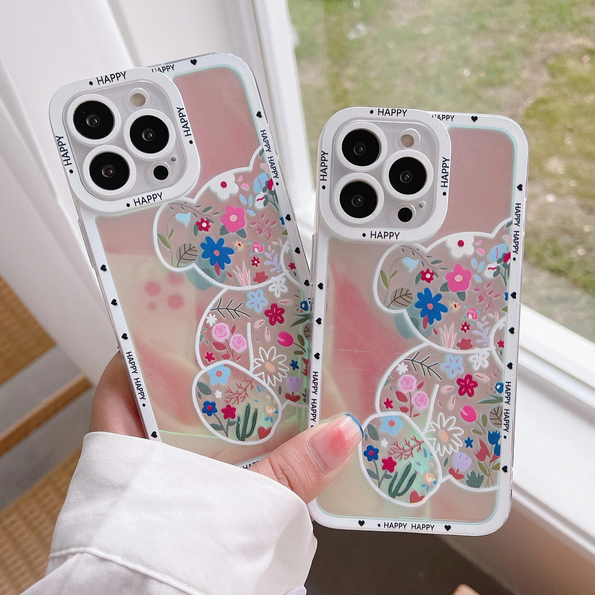 

Голографический лазерный чехол для iPhone 13 12 11 Pro Max XS Max X XR 7 8 Plus