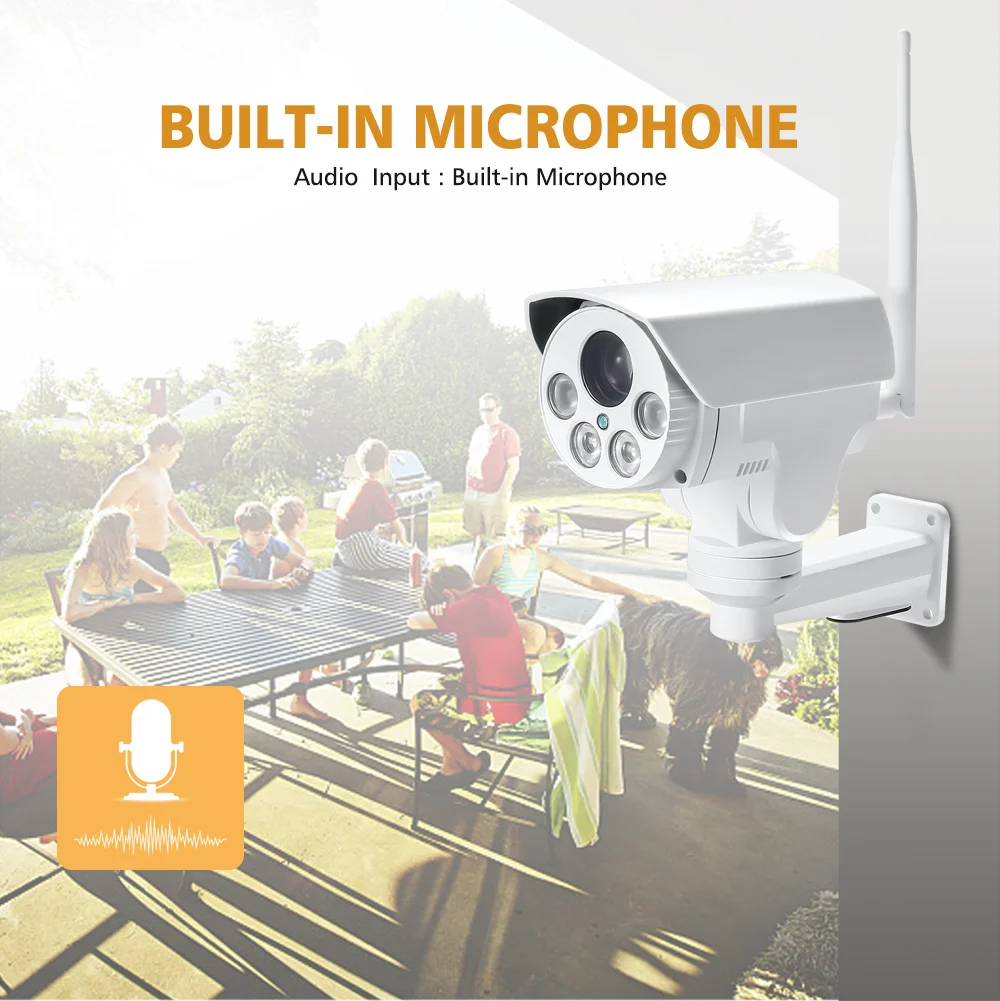 Цена IP-камера видеонаблюдения, 5 МП, 1080P, Onvif Audio, оптический зум 5X, 10X, 2 МП