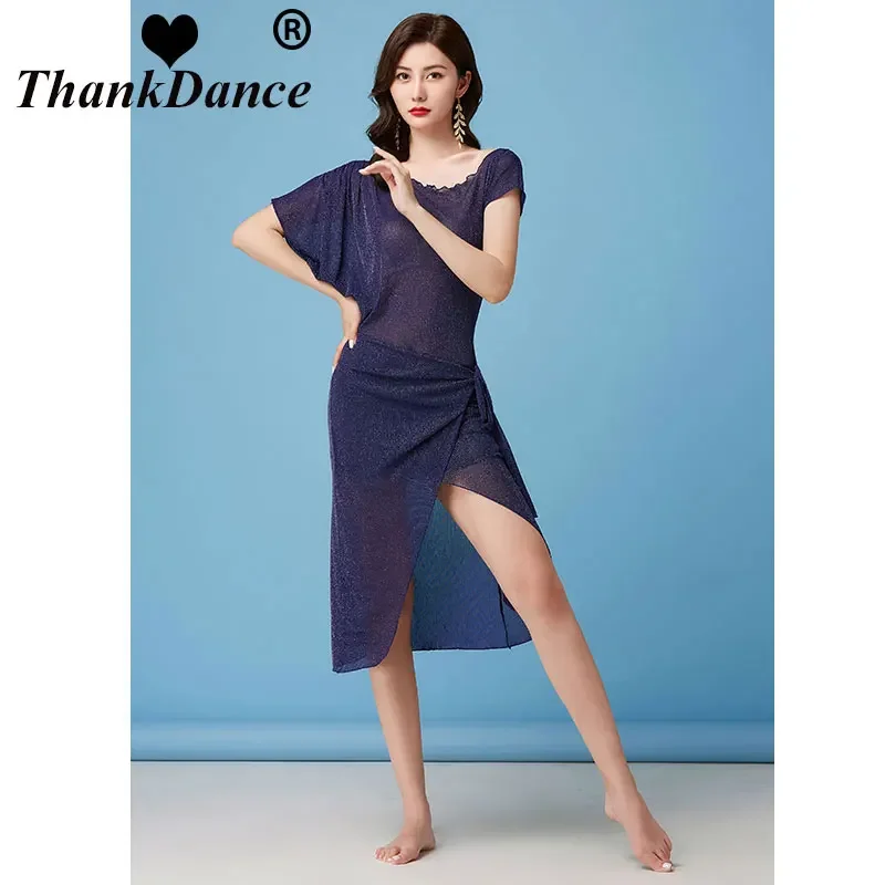 Женский костюм для восточных танцев прозрачный танца живота и румбы