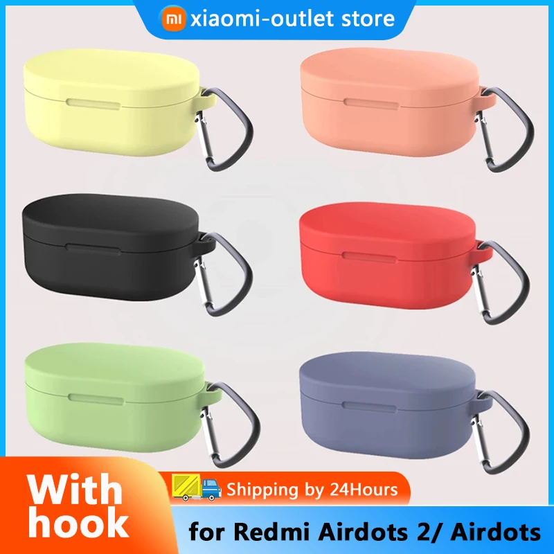 

Силиконовый чехол для наушников Xiaomi Redmi AirDots 2, защитный чехол для наушников Airdots S TWS