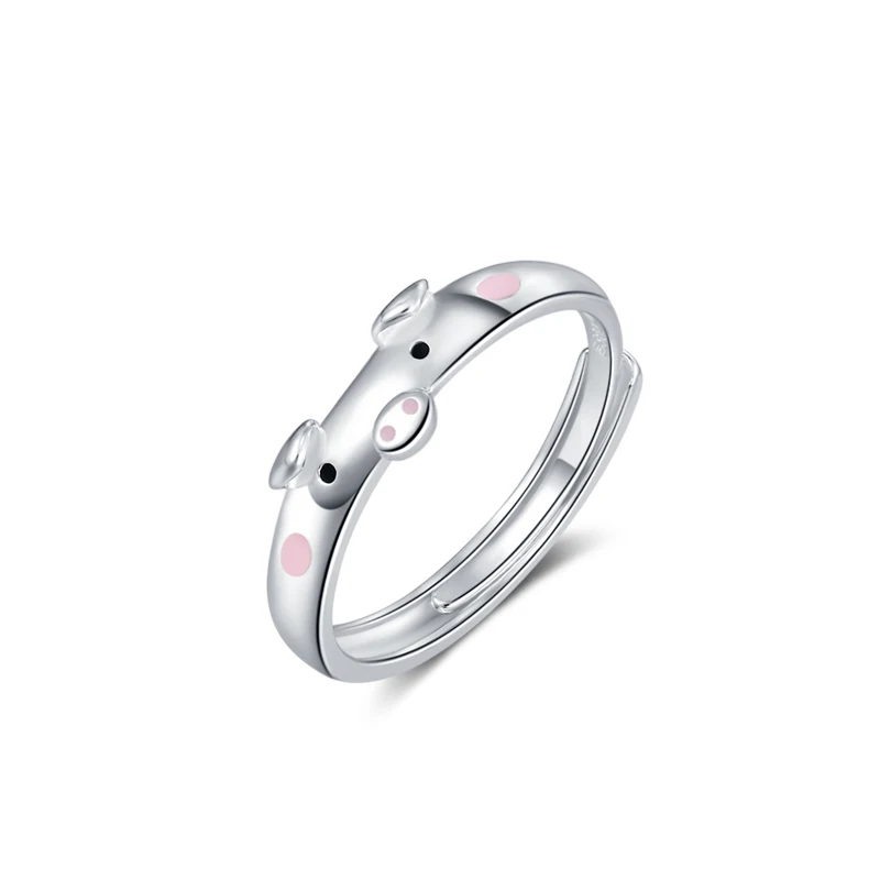 

TS-JZ020 Toss Bear 925 Sterling Silver Fine Jewelry Spanish Bear Superior Quality Version Jewelry Women's Fashion Gemstone Ring