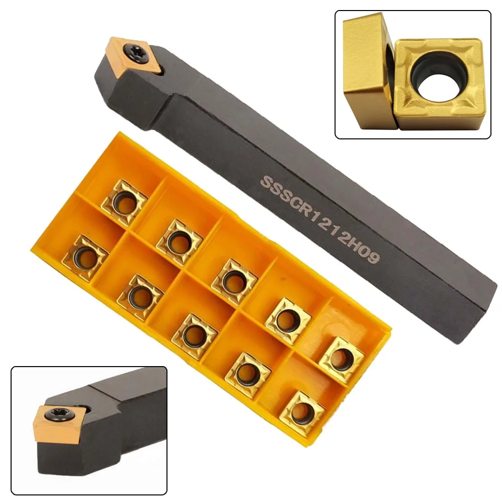 

1Set Turning Tool Holder Shank Length T15 Toolholding 100mm Alloy Steel Carbide Precision Grinding Workholding