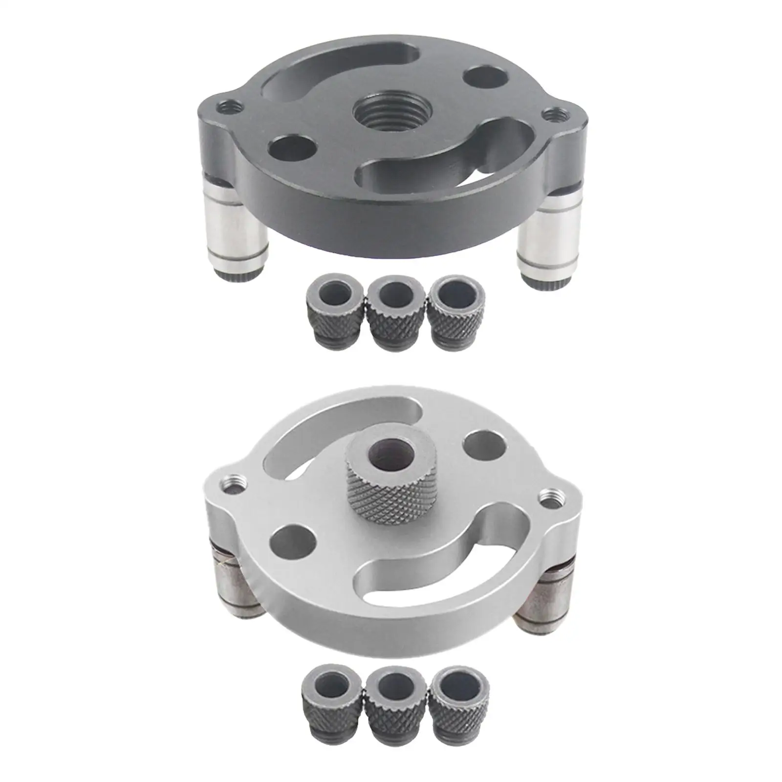 

Vertical Pocket Hole Jig Woodworking Positioner Locator Drill Guide Tool Self Centering