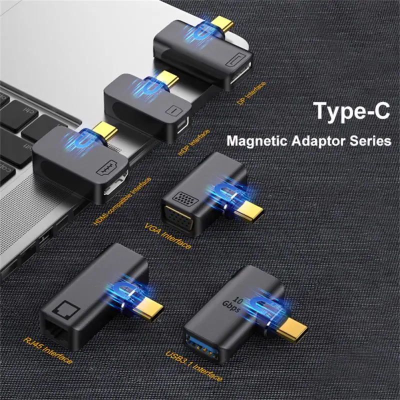 

Type-C Adapter USB-C Male to USB3.1/VGA/HDMI-compatible/DP/MINI-DP/RI45 4K/8k 60Hz Vedio Converter for Macbook Laptop Phone