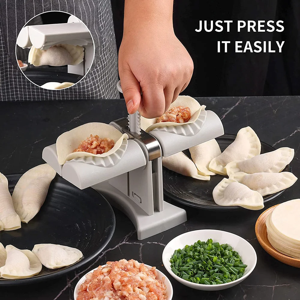 

Dumpling Maker Machine Press Dumplings Mold Kitchen Accessories Automatic Pressing Tool DIY Empanadas Ravioli Mould Home Gadget