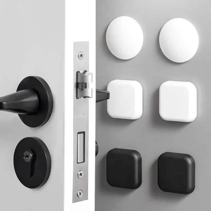 

Shock Absorbent Gel Wall Protector Self-adhesive Door Handle Bumper Protective Plug Non-slip Reusable Doors Stopper Muffler